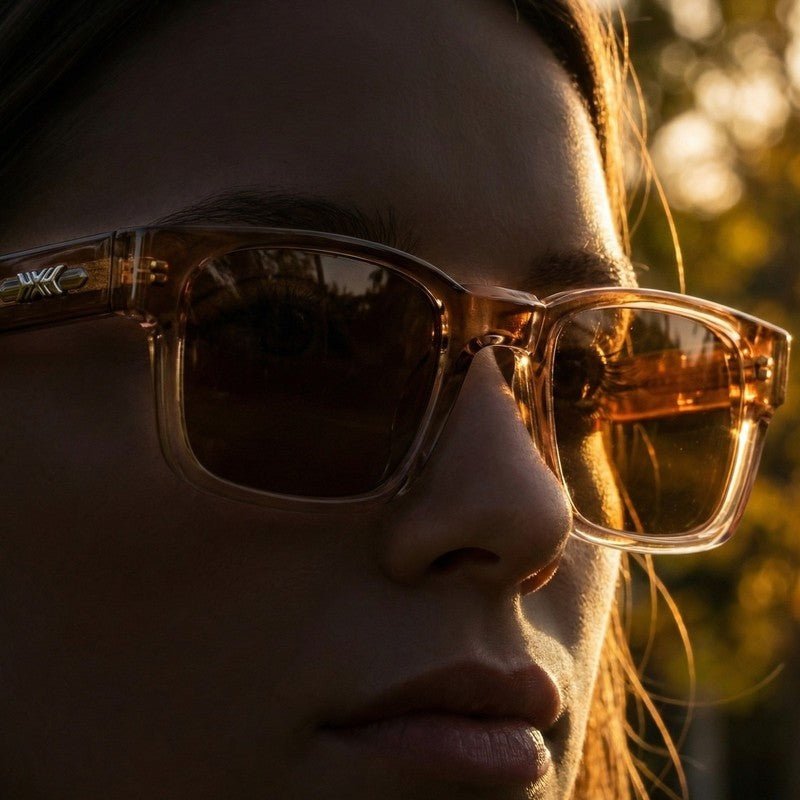 Virello Square Retro Polarized Sunglasses UV400 Lenses Acetate Frames - Nalani - Fashion Clothing and Decor
