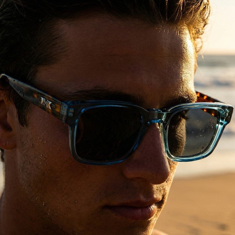 Virello Square Retro Polarized Sunglasses UV400 Lenses Acetate Frames - Nalani - Fashion Clothing and Decor