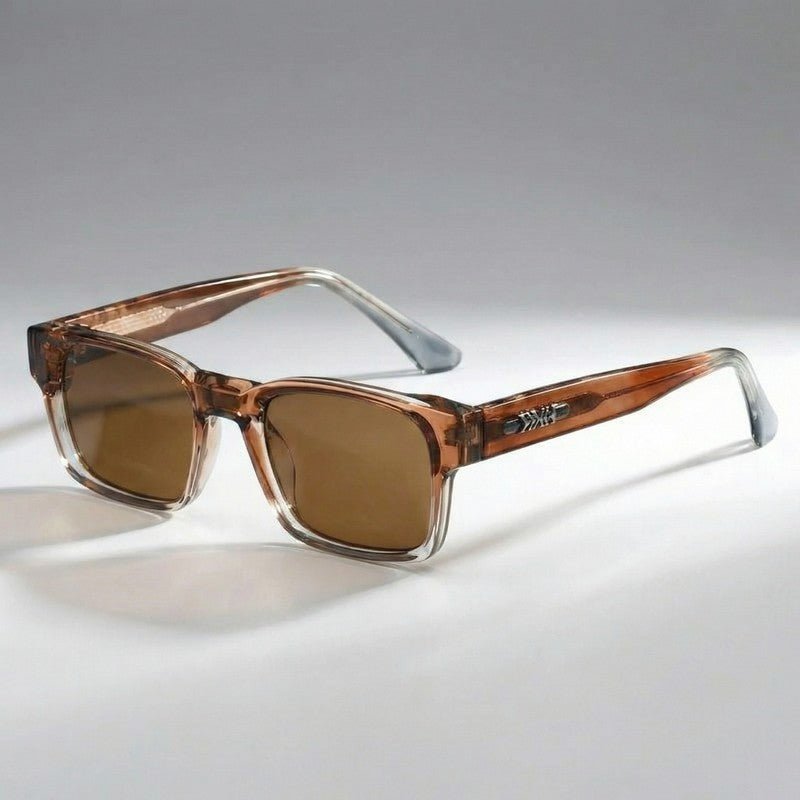 Virello Square Retro Polarized Sunglasses UV400 Lenses Acetate Frames - Nalani - Fashion Clothing and Decor