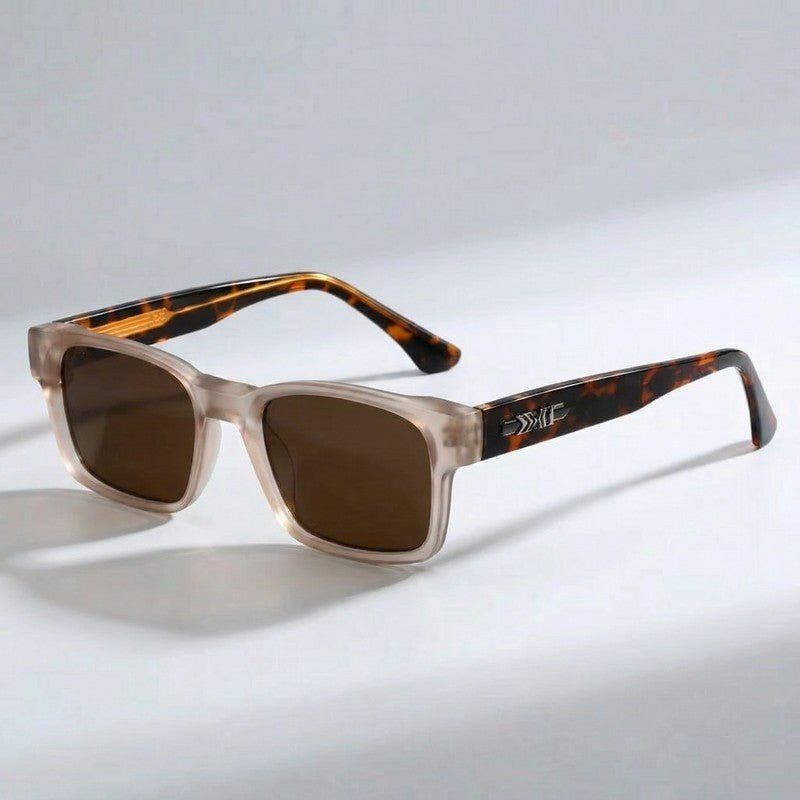Virello Square Retro Polarized Sunglasses UV400 Lenses Acetate Frames - Nalani - Fashion Clothing and Decor