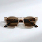 Virello Square Retro Polarized Sunglasses UV400 Lenses Acetate Frames - Nalani - Fashion Clothing and Decor