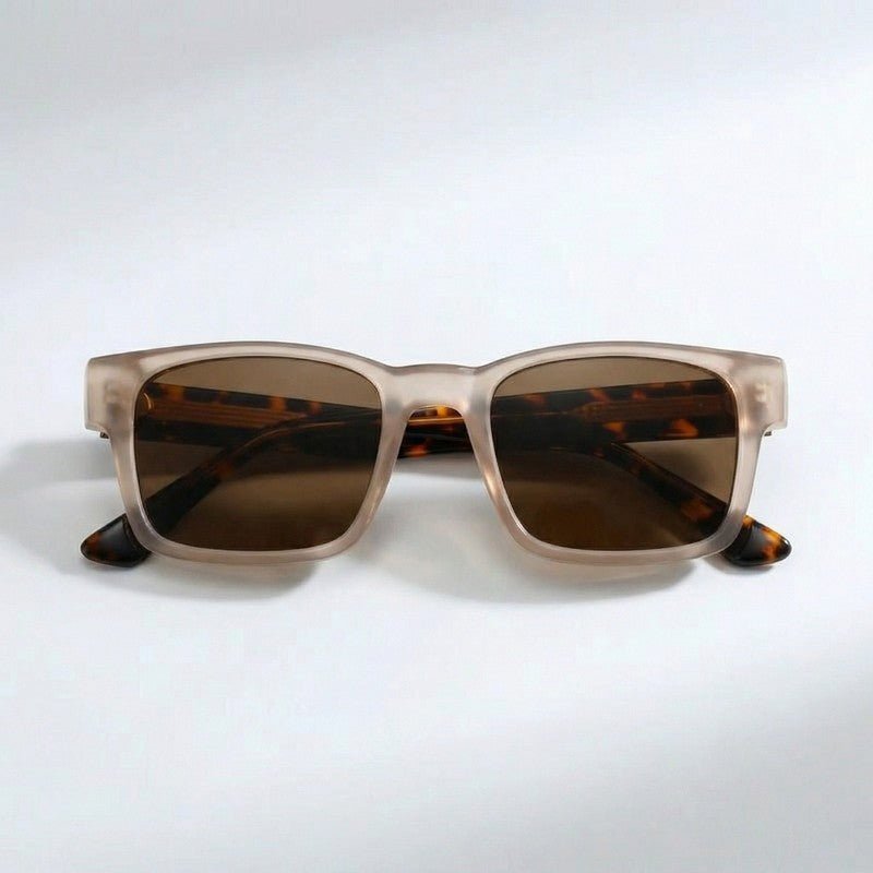 Virello Square Retro Polarized Sunglasses UV400 Lenses Acetate Frames - Nalani - Fashion Clothing and Decor