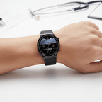 VitalWatch | Round Smartwatch with Advanced Health & Fitness Sensors - Full Touch Heart Rate, Sleep & Activity Tracker for Android & iOS - Nalani - Fashion Clothing and Decor