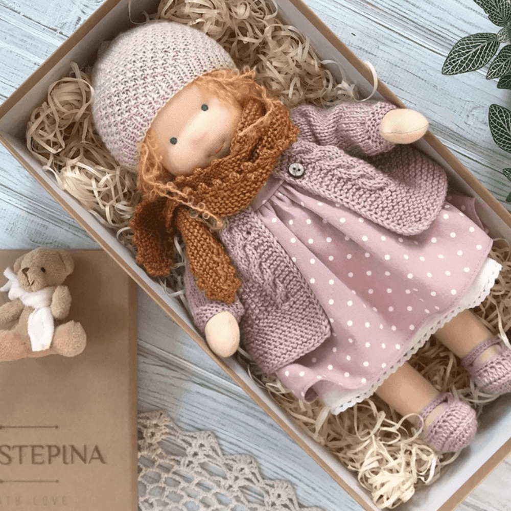 Waldorf Doll For Kids Hypoallergenic Plush Toy - Nalani - UK Fashion Clothing and Decor