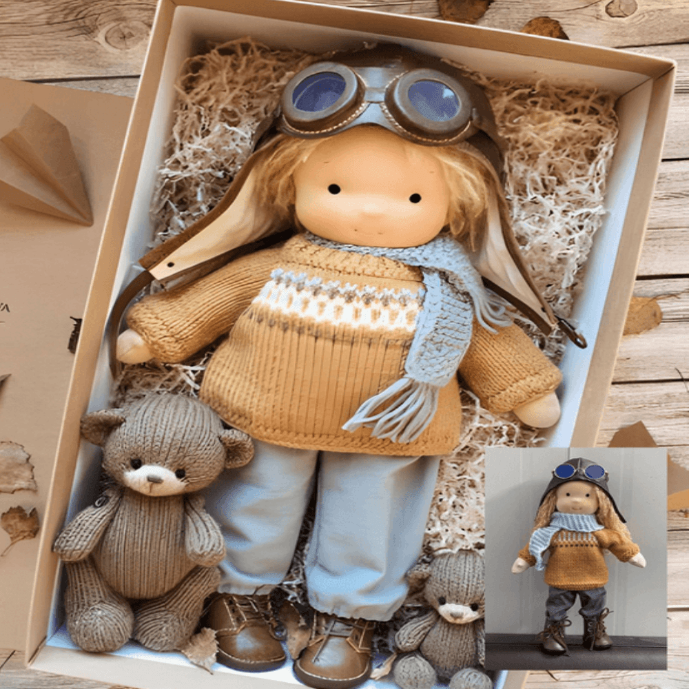 Waldorf Doll For Kids Hypoallergenic Plush Toy - Nalani - UK Fashion Clothing and Decor
