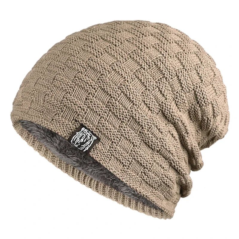 Warm Knitted Beanie for Cycling With Plush Fleece Lining - Nalani - UK Fashion Clothing and Decor
