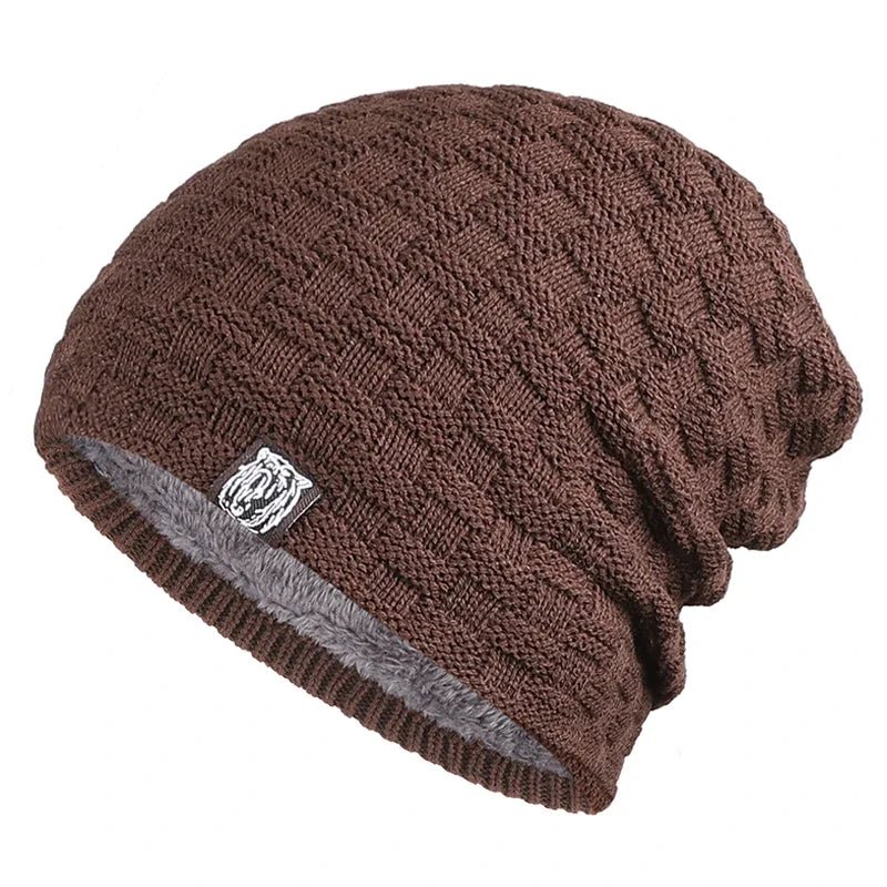 Warm Knitted Beanie for Cycling With Plush Fleece Lining - Nalani - UK Fashion Clothing and Decor