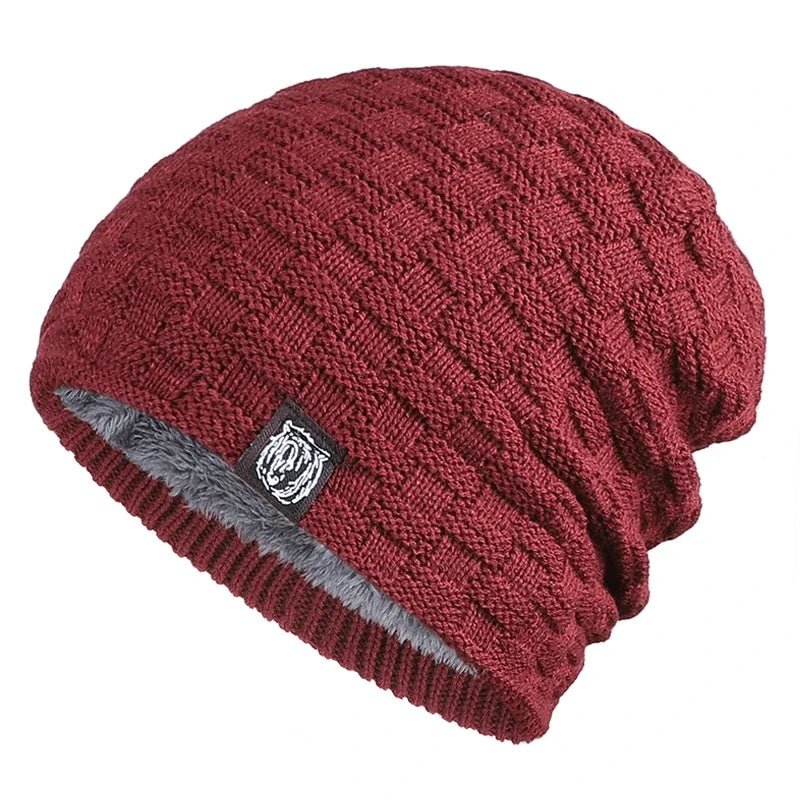 Warm Knitted Beanie for Cycling With Plush Fleece Lining - Nalani - UK Fashion Clothing and Decor