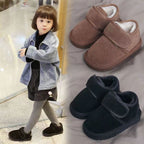Warm Lined Kids Shoes With Grip And Velcro For 0 To 3 Years - Nalani - UK Fashion Clothing and Decor