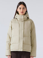 Warm Padded Down Jacket For Women With Hood Winter Coat - Nalani - UK Fashion Clothing and Decor