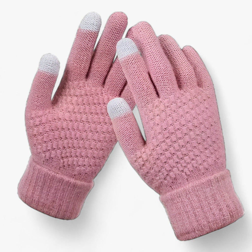 Warm Winter Touchscreen Wool Gloves With Stretch Fit - Nalani - UK Fashion Clothing and Decor