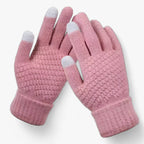 Warm Winter Touchscreen Wool Gloves With Stretch Fit - Nalani - UK Fashion Clothing and Decor
