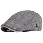 Warm Wool Vintage Striped Beret Gatsby Hat For Winter - Nalani - UK Fashion Clothing and Decor