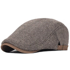 Warm Wool Vintage Striped Beret Gatsby Hat For Winter - Nalani - UK Fashion Clothing and Decor