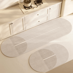 Water Absorbent Kitchen Mat With Anti Slip Back Striped Design - Nalani - UK Fashion Clothing and Decor
