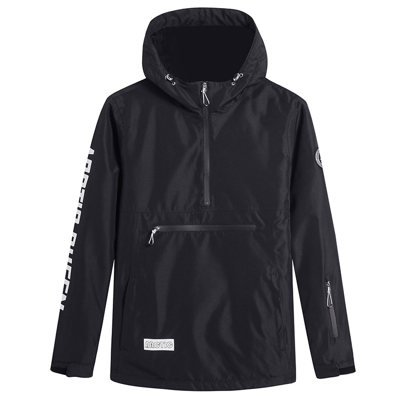 Water Resistant Women Ski Hoodie With Pockets Half Zip Windproof - Nalani - UK Fashion Clothing and Decor