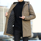 Waterproof Parka Winter Coat For Men With Modern Design - Nalani - UK Fashion Clothing and Decor