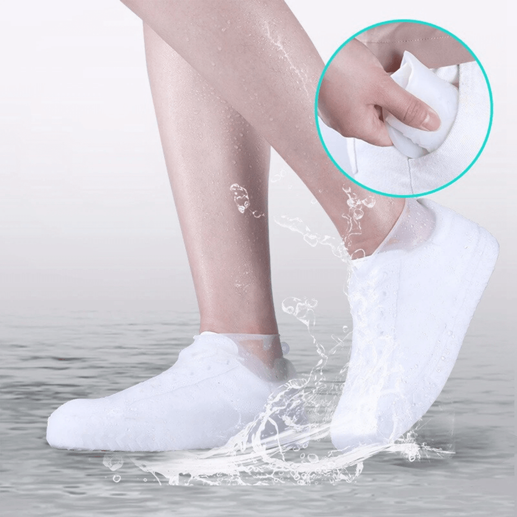Waterproof Shoe Covers – Reusable Elastic Rain Overshoes for Walking & Cycling, Washable, 5 Colors, S–L - Nalani - Fashion Clothing and Decor