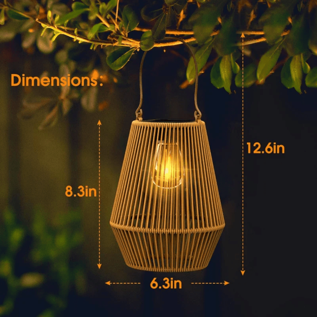 Waterproof Solar Garden Lantern Outdoor Lighting - Nalani - UK Fashion Clothing and Decor