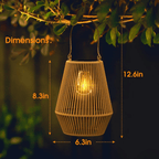 Waterproof Solar Garden Lantern Outdoor Lighting - Nalani - UK Fashion Clothing and Decor