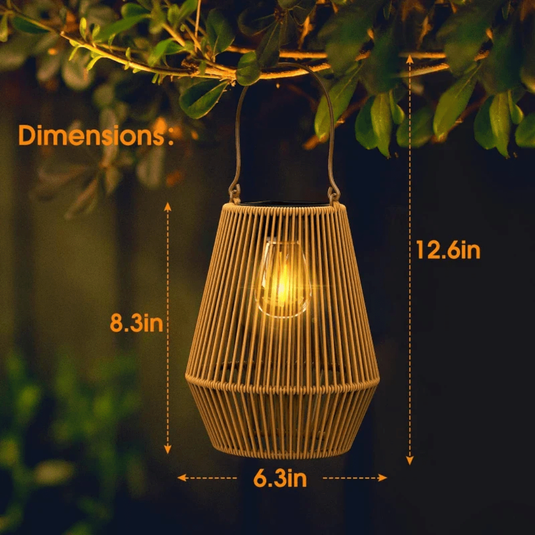 Waterproof Solar Garden Lantern Outdoor Lighting - Nalani - UK Fashion Clothing and Decor