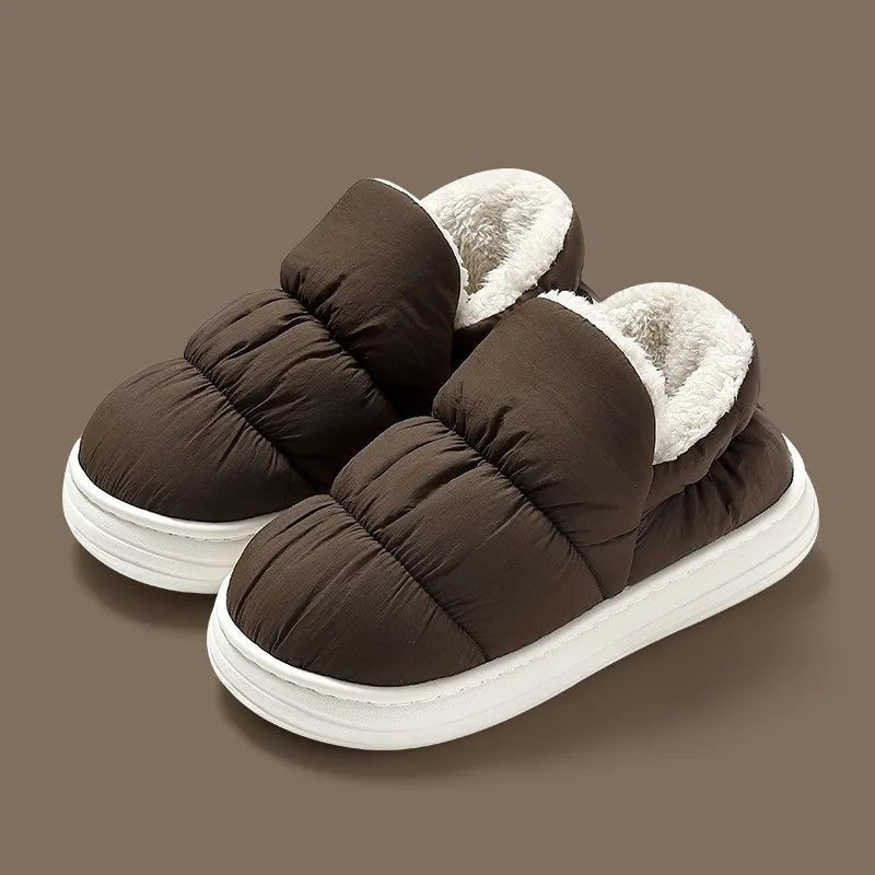 Waterproof Winter Slippers With Anti Slip Sole For Cozy Warmth - Nalani - UK Fashion Clothing and Decor