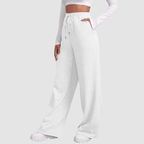 Wide - leg jogging pants for women with drawstring | High waist - Nalani - Fashion Clothing and Decor