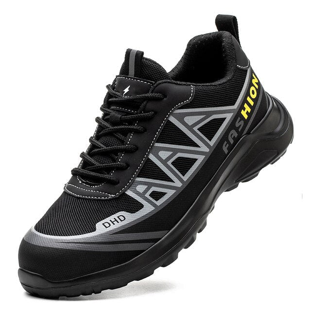 Wide Men's Safety Shoes - MaxGuard S3 Breathable Upper All Day Comfort - Nalani - Fashion Clothing and Decor