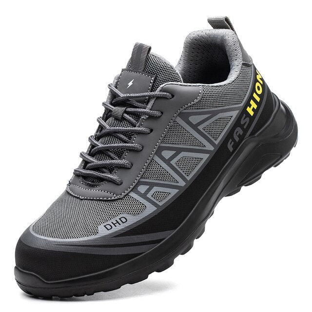 Wide Men's Safety Shoes - MaxGuard S3 Breathable Upper All Day Comfort - Nalani - Fashion Clothing and Decor