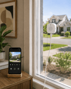 Window Security Camera – Indoor Window Mount Camera 2K with Color Night Vision, Motion Alerts & SD Storage, No Drilling - Nalani - Fashion Clothing and Decor