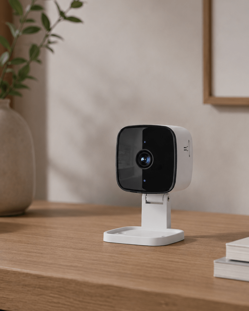 Window Security Camera – Indoor Window Mount Camera 2K with Color Night Vision, Motion Alerts & SD Storage, No Drilling - Nalani - Fashion Clothing and Decor