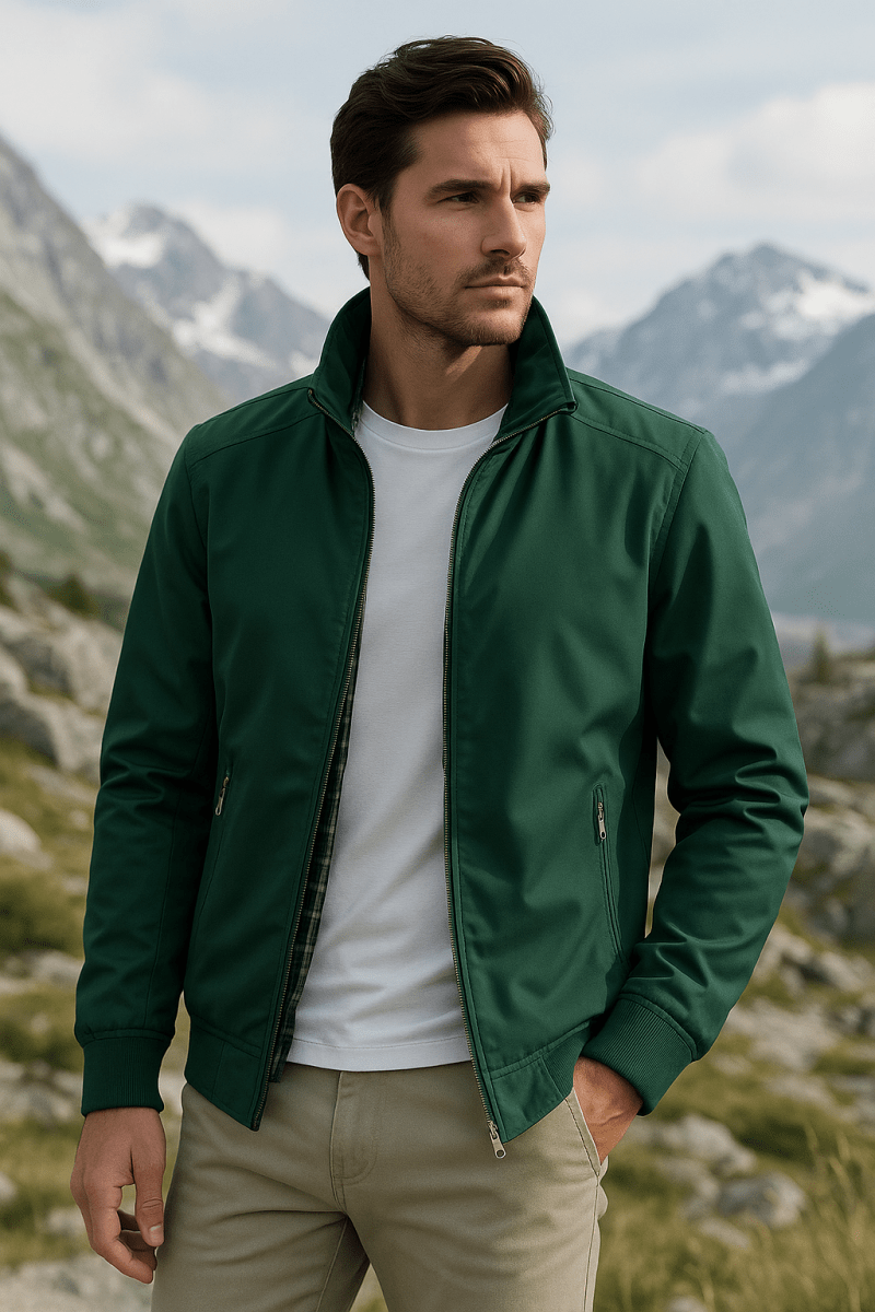 Windproof Summer Jacket For Men Slim Fit Lightweight Casual Everyday - Nalani - Fashion Clothing and Decor