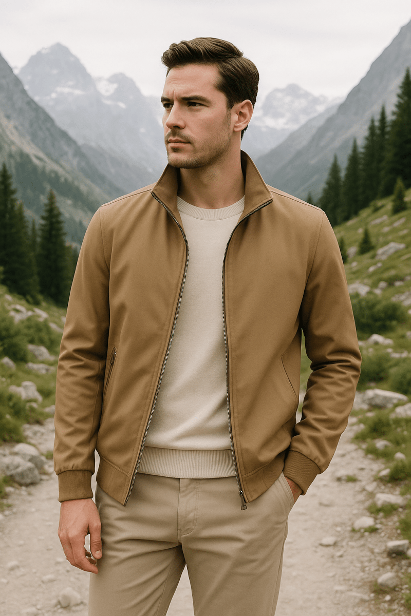 Windproof Summer Jacket For Men Slim Fit Lightweight Casual Everyday - Nalani - Fashion Clothing and Decor