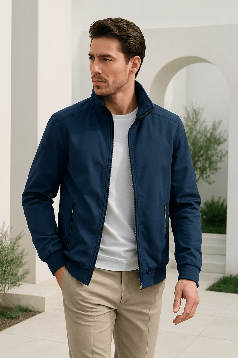 Windproof Summer Jacket For Men Slim Fit Lightweight Casual Everyday - Nalani - Fashion Clothing and Decor