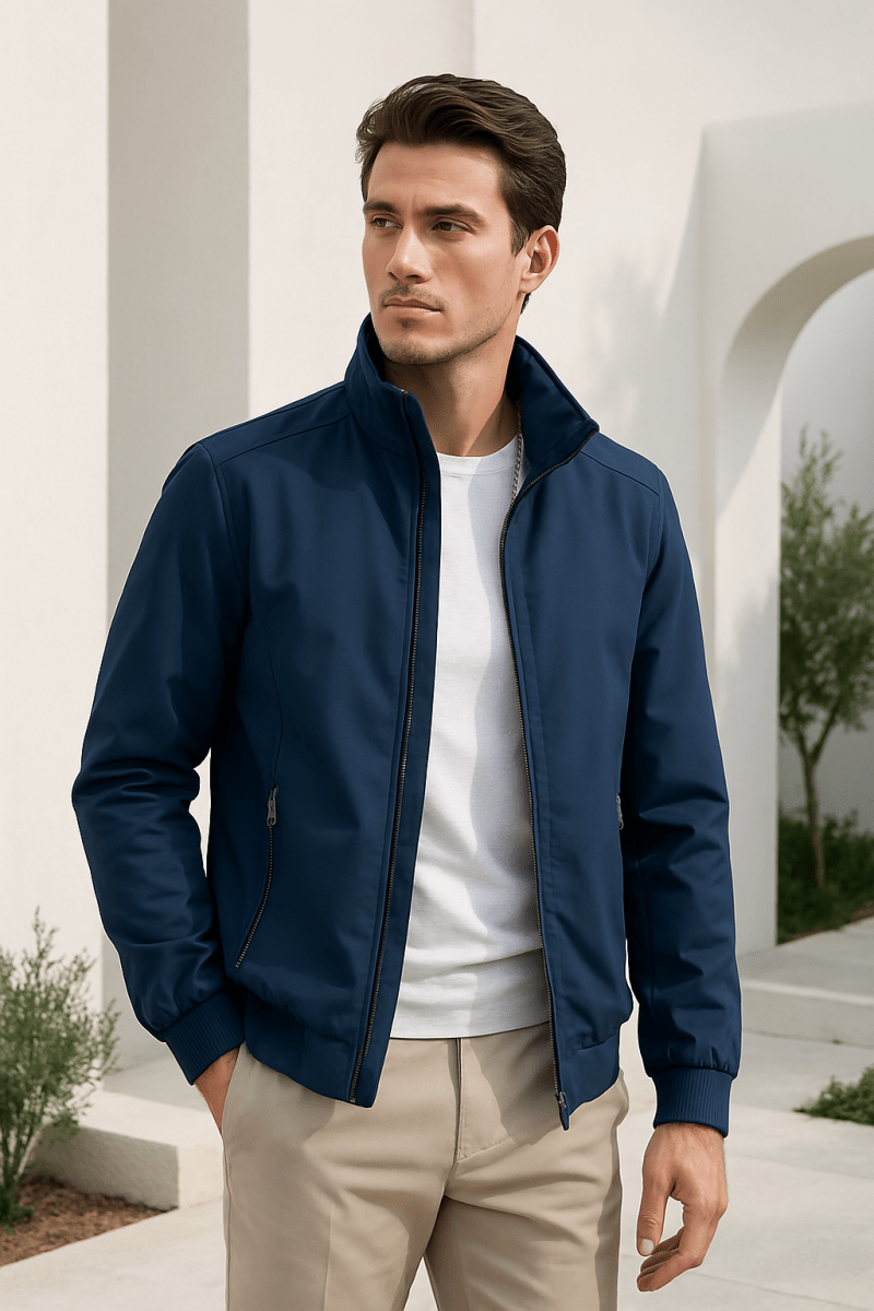 Windproof Summer Jacket For Men Slim Fit Lightweight Casual Everyday - Nalani - Fashion Clothing and Decor
