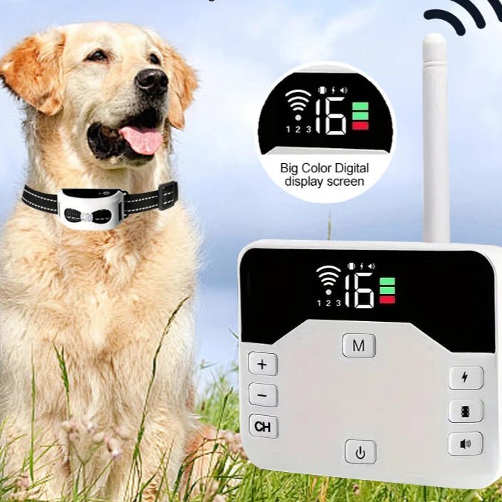 Wireless Dog Fence – Advanced Dog Containment System with GPS Boundary & Training Modes, for 1 or 2 Dogs – TailZone - Nalani - Fashion Clothing and Decor