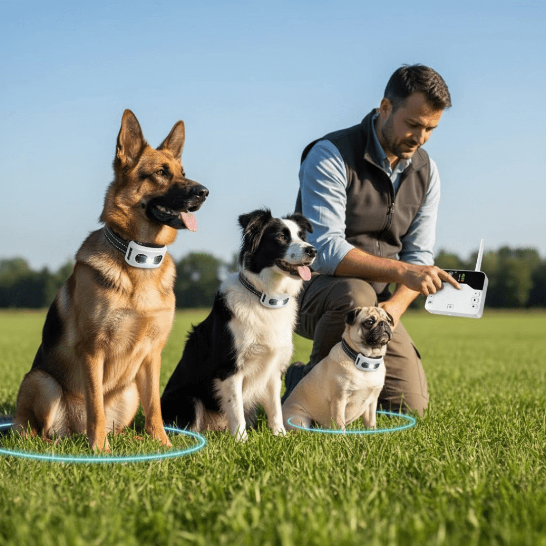 Wireless Dog Fence – Advanced Dog Containment System with GPS Boundary & Training Modes, for 1 or 2 Dogs – TailZone - Nalani - Fashion Clothing and Decor