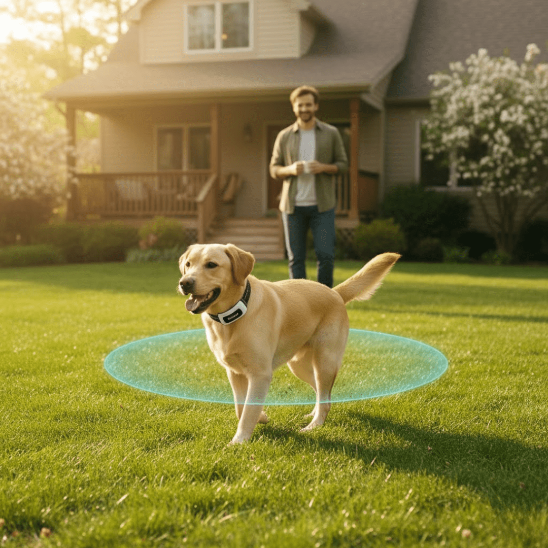 Wireless Dog Fence – Advanced Dog Containment System with GPS Boundary & Training Modes, for 1 or 2 Dogs – TailZone - Nalani - Fashion Clothing and Decor