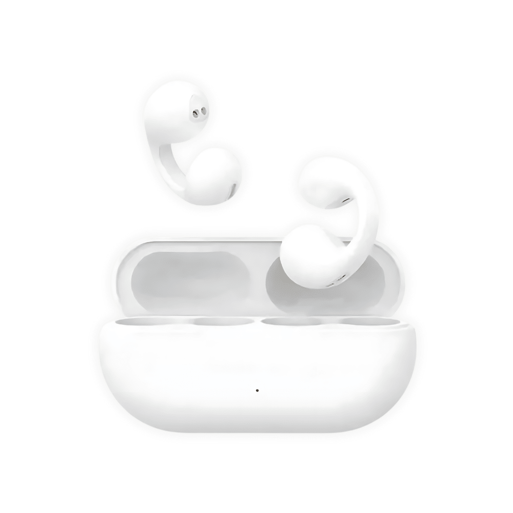 Wireless Earphones – Bone Conduction Bluetooth Earphones, Open-Ear, Water-Resistant, Up to 8h Battery, Black or White – EchoSonic - Nalani - Fashion Clothing and Decor