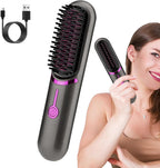 Wireless Hair Straightener – Cordless Ceramic Flat Iron, USB Rechargeable, 3 Heat Settings, Mini Travel Size – Lumea - Nalani - Fashion Clothing and Decor