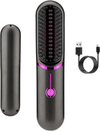 Wireless Hair Straightener – Cordless Ceramic Flat Iron, USB Rechargeable, 3 Heat Settings, Mini Travel Size – Lumea - Nalani - Fashion Clothing and Decor