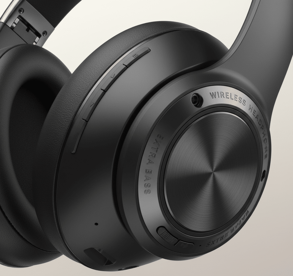 Wireless Headphones – Foldable Over-Ear Bluetooth Headphones with Active Noise Cancelling, Deep Bass, 30h Battery – SoundFold - Nalani - Fashion Clothing and Decor