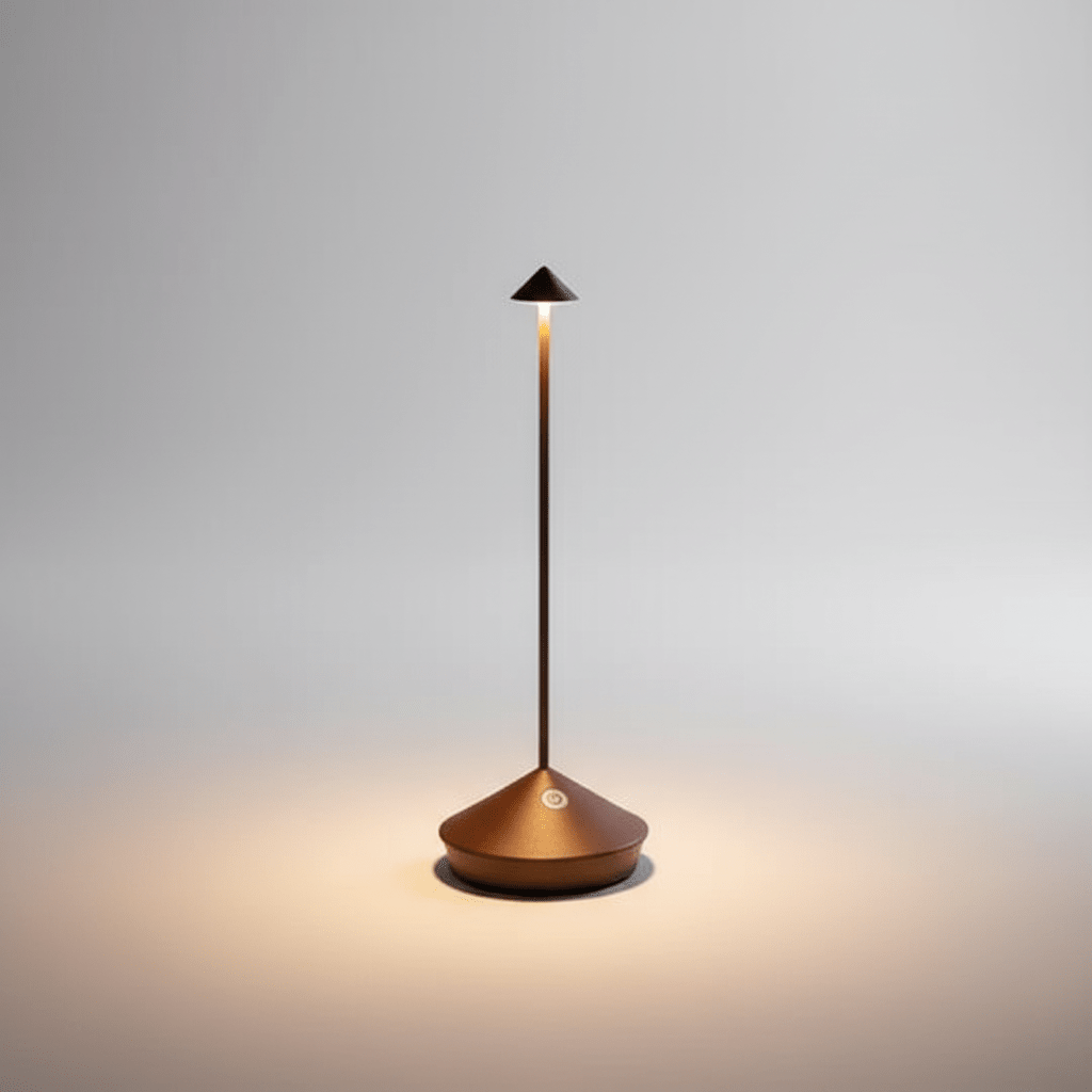 Wireless LED Table Lamp – Cordless Rechargeable Dimmable Lamp for Dining Table, Nightstand & Patio, Aluminum – ModernLumin - Nalani - Fashion Clothing and Decor