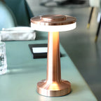 Wireless Retro Table Lamp – Cordless Rechargeable LED Lamp, Dimmable with 3 Color Temperatures, Metal Bar & Restaurant Lamp – LumiBar - Nalani - Fashion Clothing and Decor