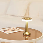 Wireless Retro Table Lamp – Cordless Rechargeable LED Lamp, Dimmable with 3 Color Temperatures, Metal Bar & Restaurant Lamp – LumiBar - Nalani - Fashion Clothing and Decor