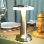 Wireless Retro Table Lamp – Cordless Rechargeable LED Lamp, Dimmable with 3 Color Temperatures, Metal Bar & Restaurant Lamp – LumiBar - Nalani - Fashion Clothing and Decor
