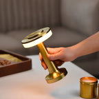 Wireless Retro Table Lamp – Cordless Rechargeable LED Lamp, Dimmable with 3 Color Temperatures, Metal Bar & Restaurant Lamp – LumiBar - Nalani - Fashion Clothing and Decor