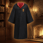 Wizard Costume with Robe, Wand, Scarf, Tie & Glasses – Wizard School Halloween Costume for Kids & Adults - Nalani - Fashion Clothing and Decor