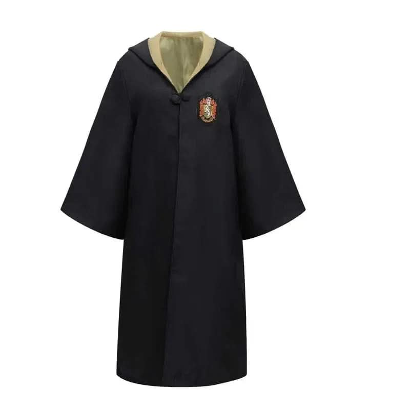 Wizard Costume with Robe, Wand, Scarf, Tie & Glasses – Wizard School Halloween Costume for Kids & Adults - Nalani - Fashion Clothing and Decor