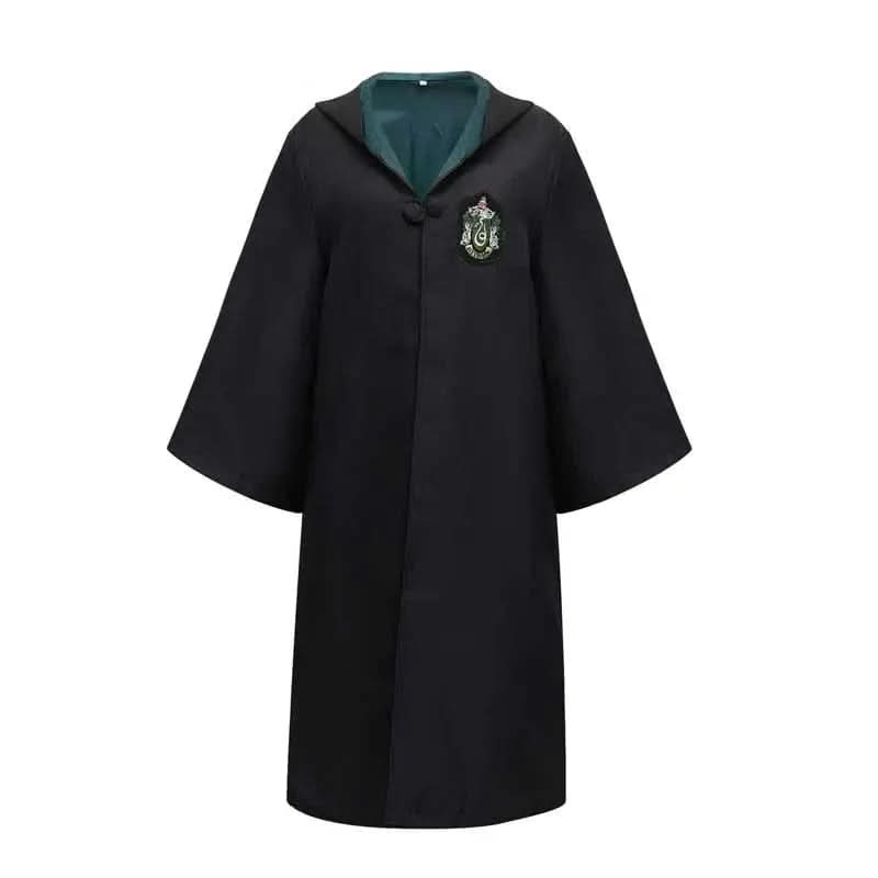 Wizard Costume with Robe, Wand, Scarf, Tie & Glasses – Wizard School Halloween Costume for Kids & Adults - Nalani - Fashion Clothing and Decor